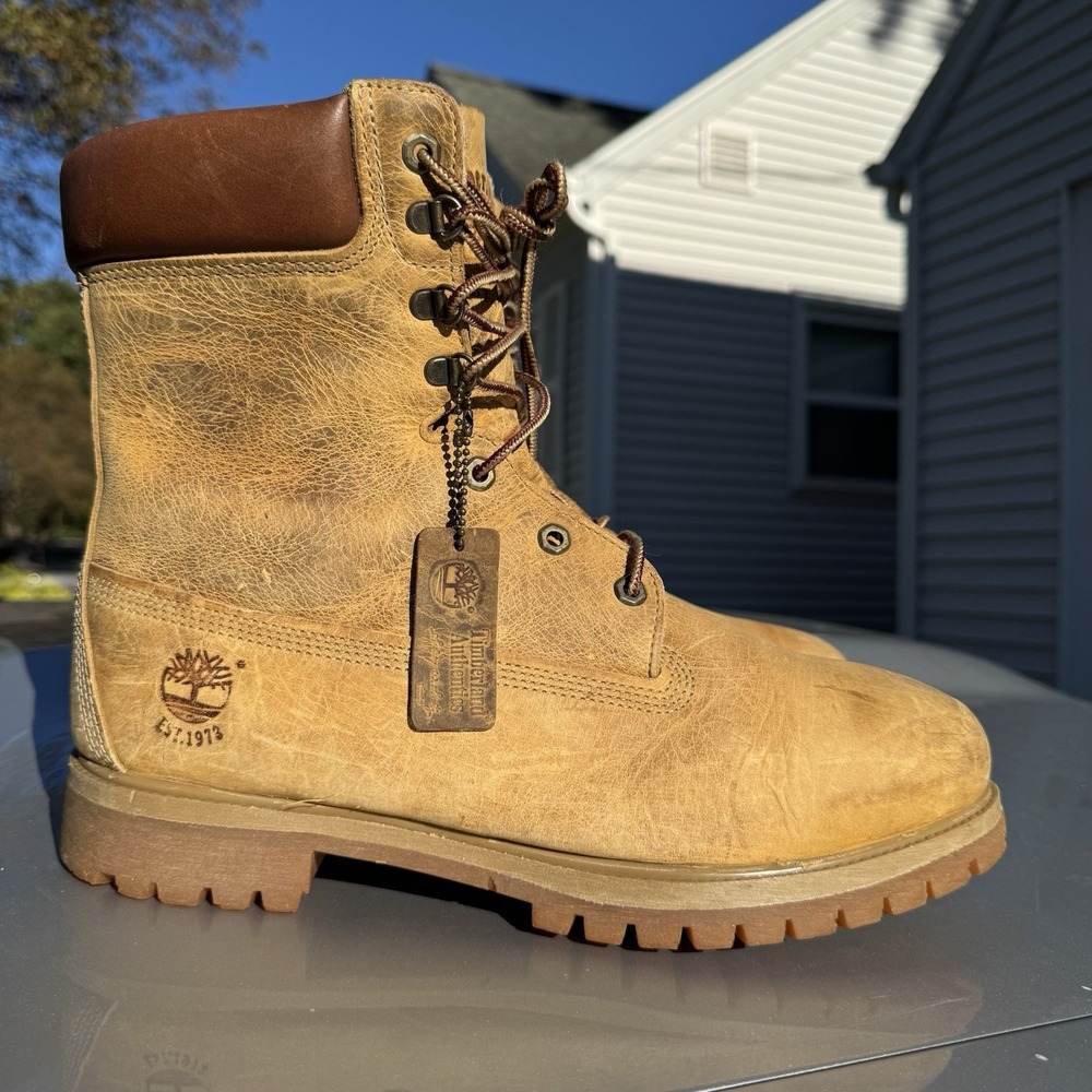 Timberland 40 Below SuperBoot 8 inch 2003 Anniversary Wheat Men 12 Vintage 19072